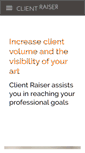 Mobile Screenshot of clientraiser.com